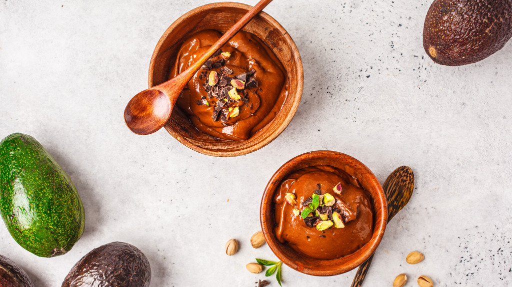 Receita de Mousse de Chocolate e Abacate